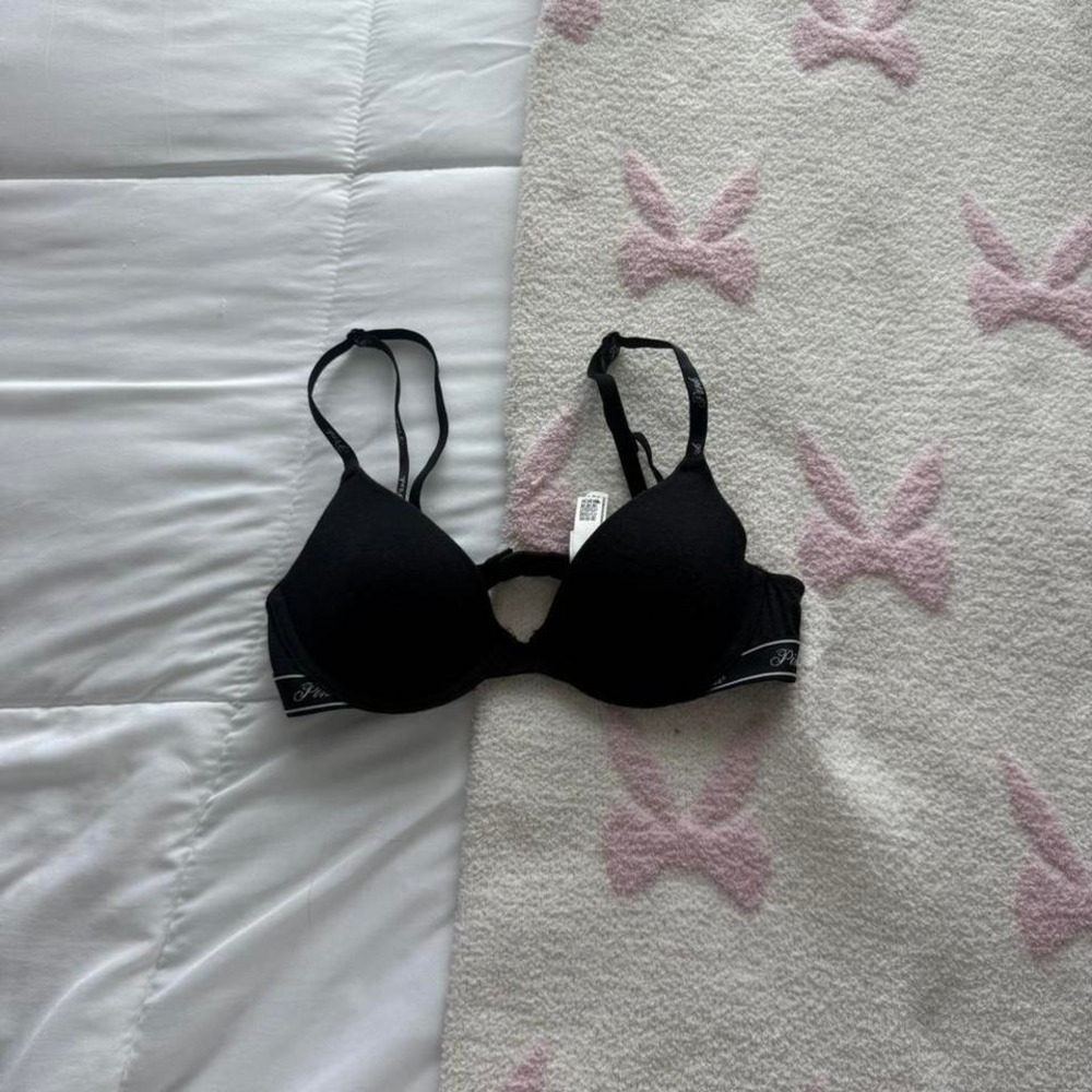 Black VS Pink Bra
